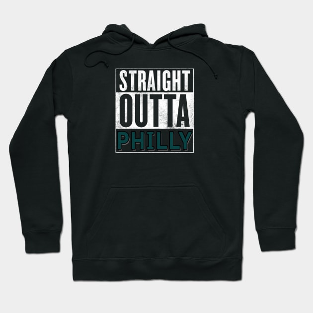 Straight Outta philly Hoodie by Philly Drinkers